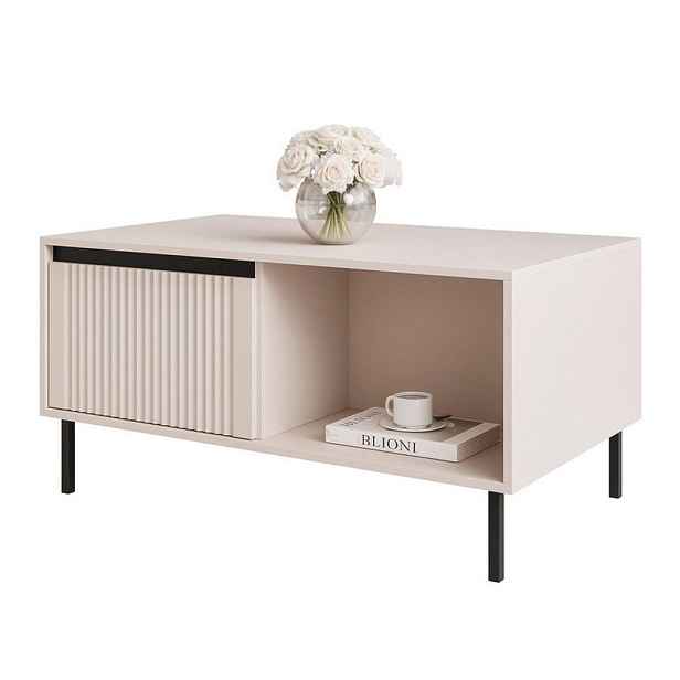 Idohome KONFERENČNÍ STOLEK LIRA 100/60/50 cm obdélníkový, béžový