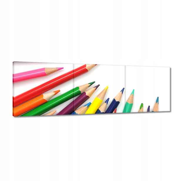 Obrazy 120x40 Barevné pastelky pro děti