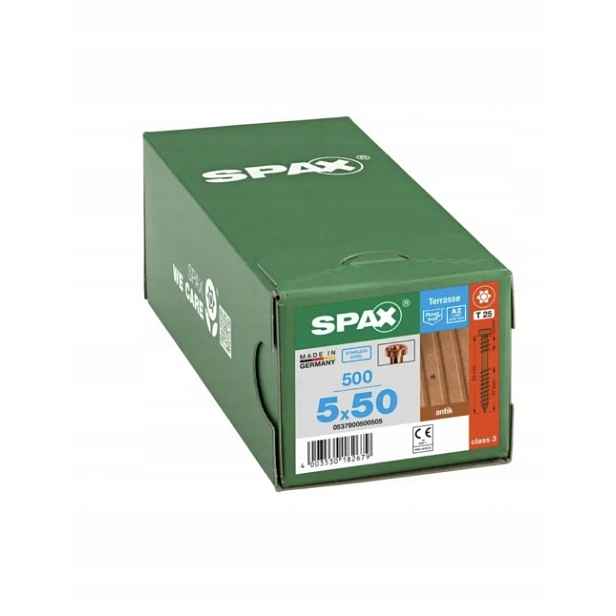 Spax D 5x50 šrouby Bronzové (500ks)