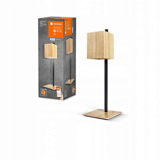 Stolní lampa Noční Led 8W 350lm Cct dřevěná Smart+ WiFi Wood