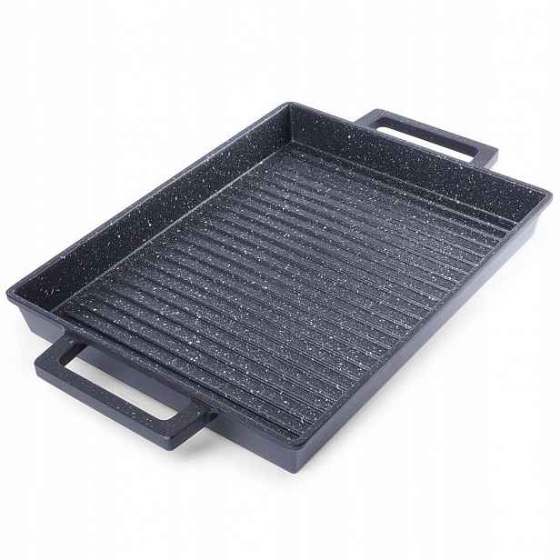 Grilování Granitová Deska Grande 43X26 CM Na Indukci, Hliníková