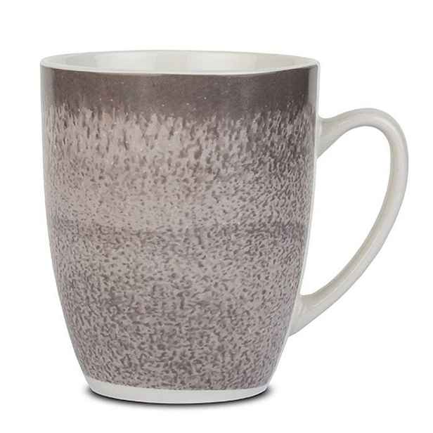 hrnek 380ml šedý, ALEXANDRA, porcelán