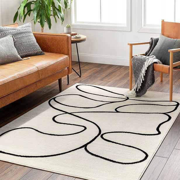 Livabliss Koberec 150 x 213 cm s měkkými, krátkými štětinami