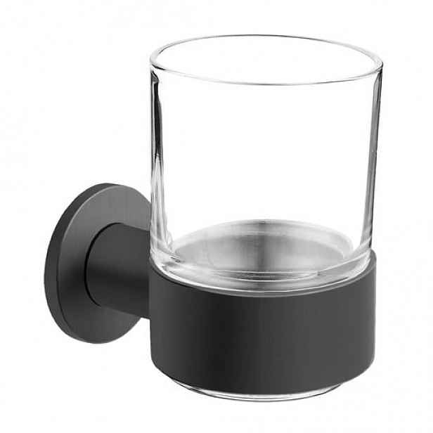 Novaservis Smile držák kartáčků gun metal ASM03GM