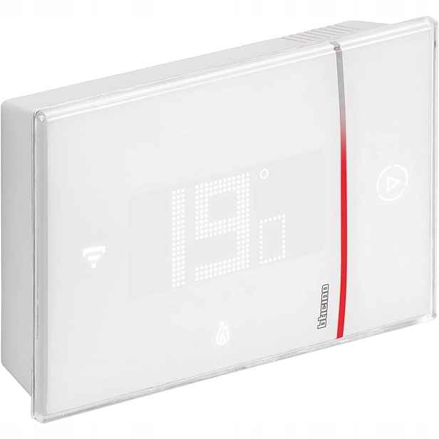 Termostat Bticino SXW8002W Smarther2 bílý WiFi s aplikací Alexa Google