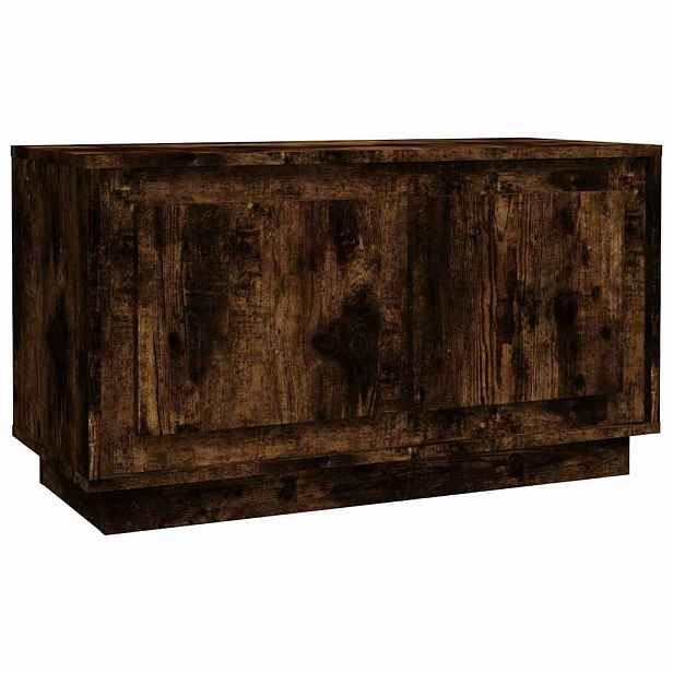 vidaXL TV skříňka kouřový dub 80 x 35 x 45 cm kompozitní dřevo