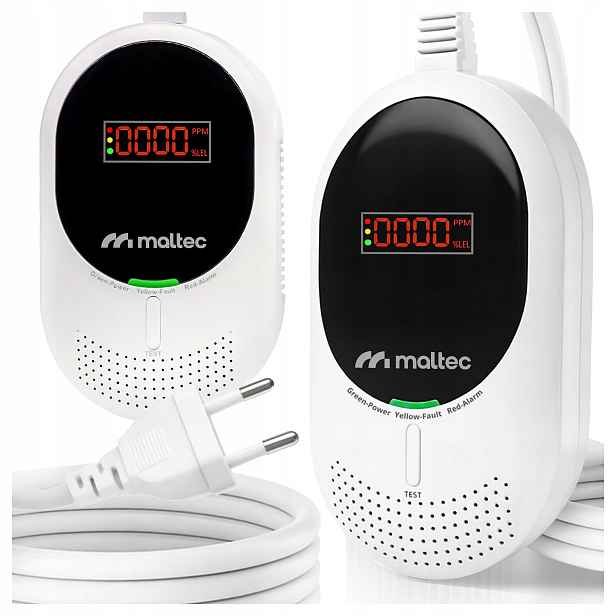 Detektor Plynu Čadu Lpg Alarm Detektor Oxidu Uhelnatého Co Certifikovaný 2v1 LCD
