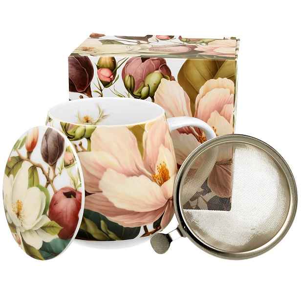 Duo Porcelánový hrnek Magnolie I. 430 ml vícebarevný