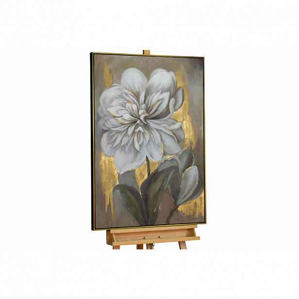 KUNSTLOFT RUČNĚ MALOVANÝ AKRYLOVÝ OBRAZ BÍLÝ/BÉŽOVÝ, 78/103 CM