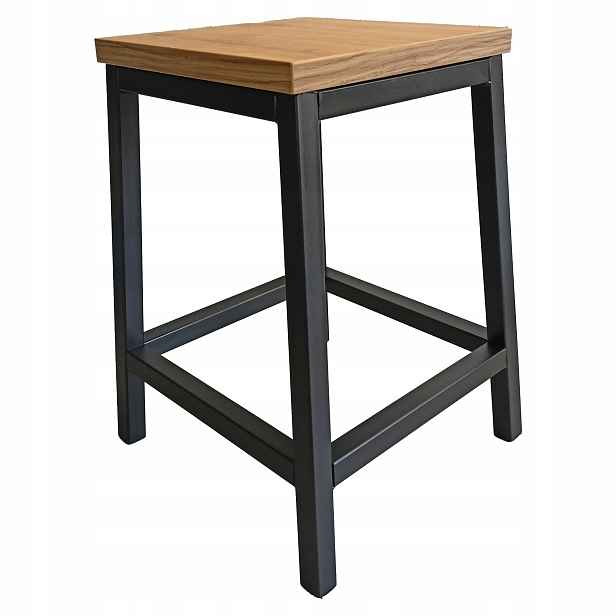 Kovová Kuchyňská Stolička Loft 47 CM Polská Výroba