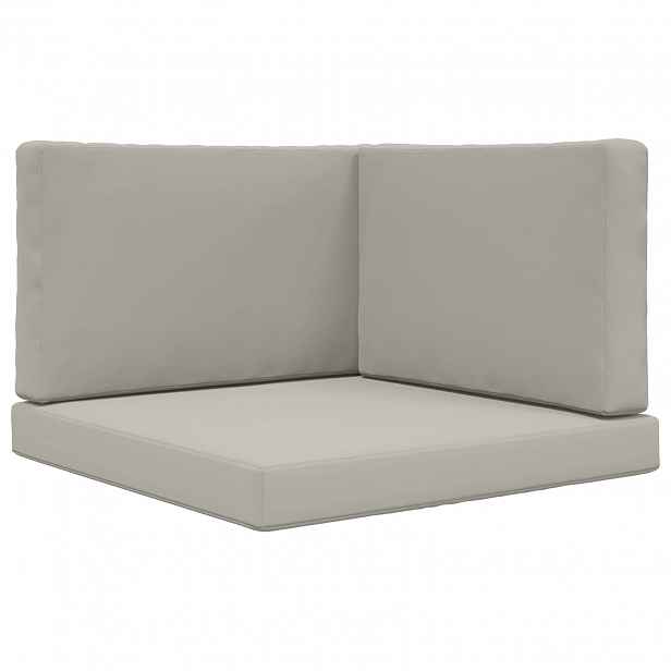 vidaXL Venkovní polštář na pohovku Polyester Šedá 80 x 80 cm