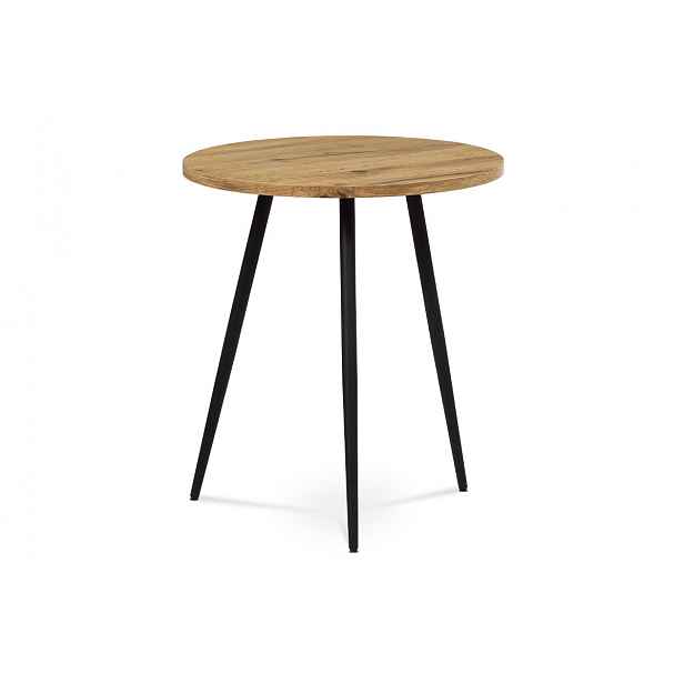 Přístavný stolek MATATA, divoký dub/černý lak