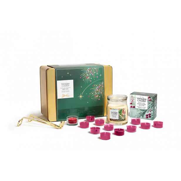 Dárková sada Vánoční plechovka Yankee Candle