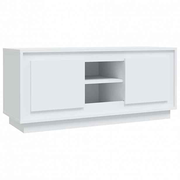 vidaXL TV skříňka bílá 102 x 35 x 45 cm kompozitní dřevo