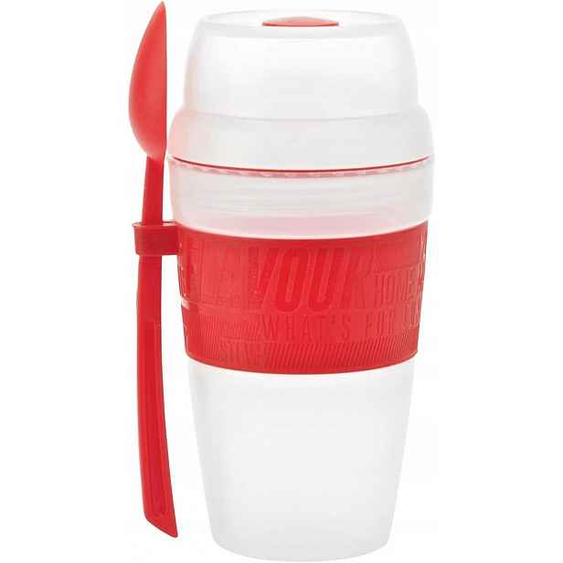 Hrnek Na Polévku 400 ml Nude Food Movers Smash 04314 Červený