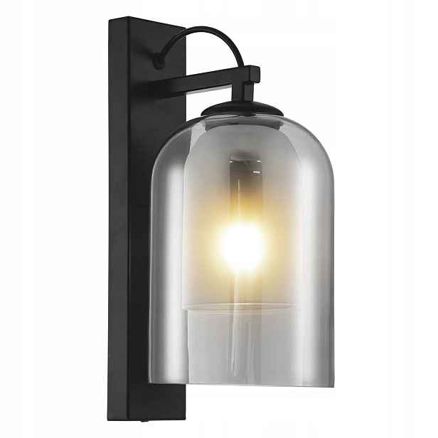 Nástěnná Lampa Černá S Moderním Stínidlem