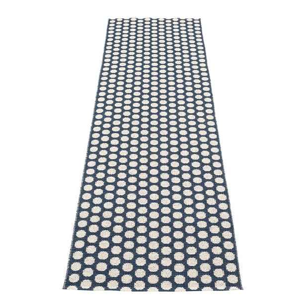 Tmavě modrý vnitřní a venkovní běhoun 70x250 cm Noa Dark Blue – Pappelina