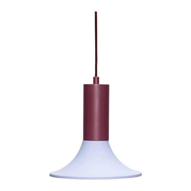 Vínové/světle modré kovové stmívatelné závěsné svítidlo ø 25 cm Luminary – Hübsch