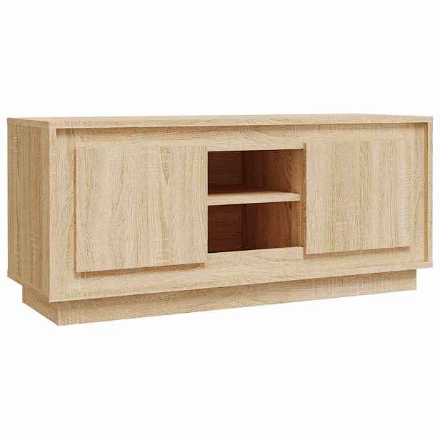 vidaXL TV skříňka dub sonoma 102 x 35 x 45 cm kompozitní dřevo