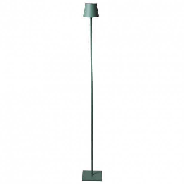 Beliani LED STOJACÍ LAMPA Zelená Gavarresa
