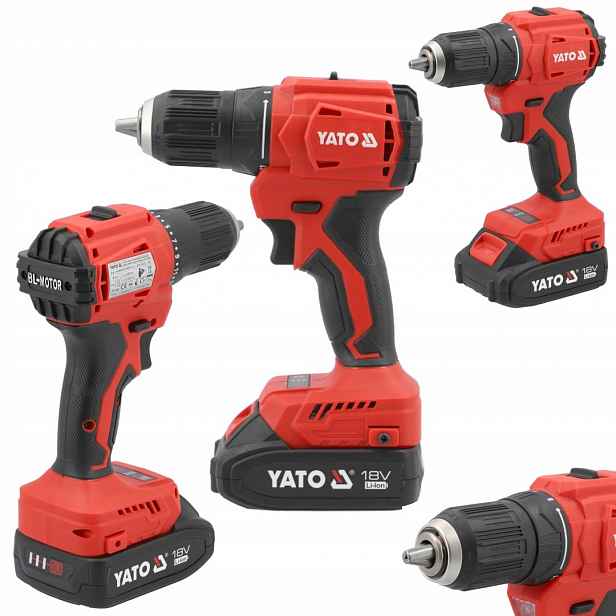 Bezkartáčový Šroubovák 18V 45NM 2X 2AH Yato YT-8277905