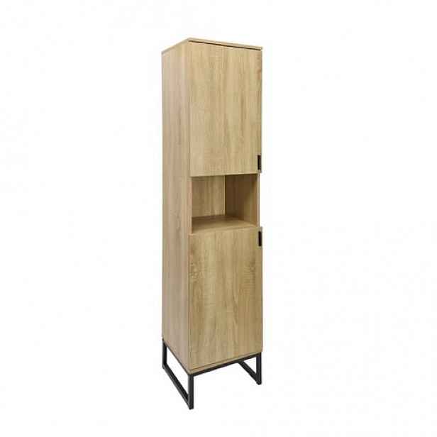 Ceramia Easy vysoká skříňka 39x185x36 cm světlý dub lesk EASYREGO