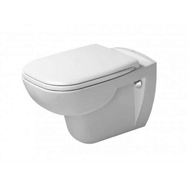 Duravit D-Code - Závěsné WC, Rimless, bílá 25700900002