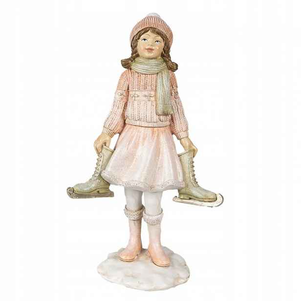 Figurka dívky s bruslemi – 21 cm