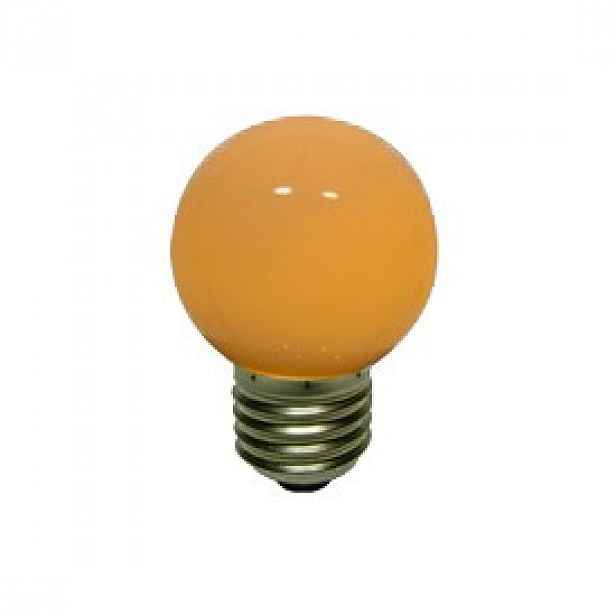 LED žárovka, žlutá, patice E27