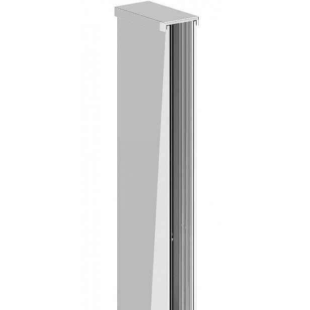 LUSTY lišta pro walk-in zástěny, chrom, 8 - 10mm