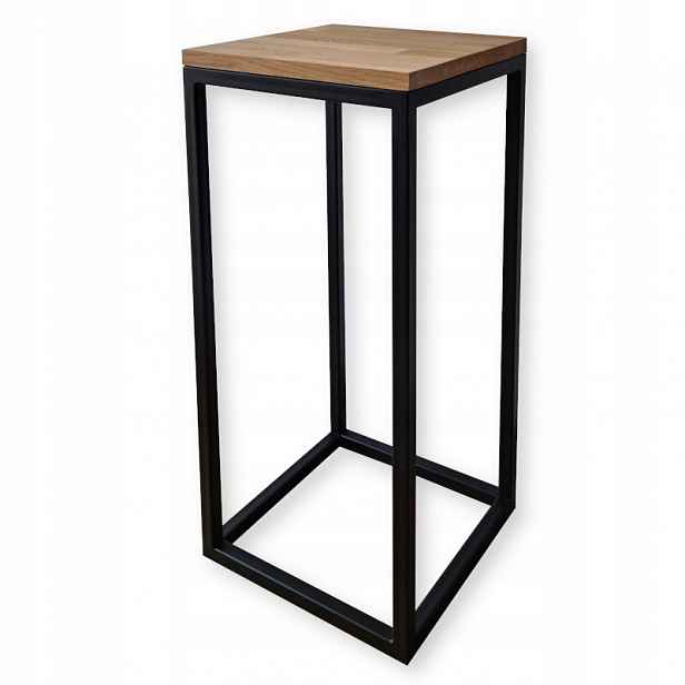 Pevný držák na květináč Loft, pomocný stolek 100x30x30
