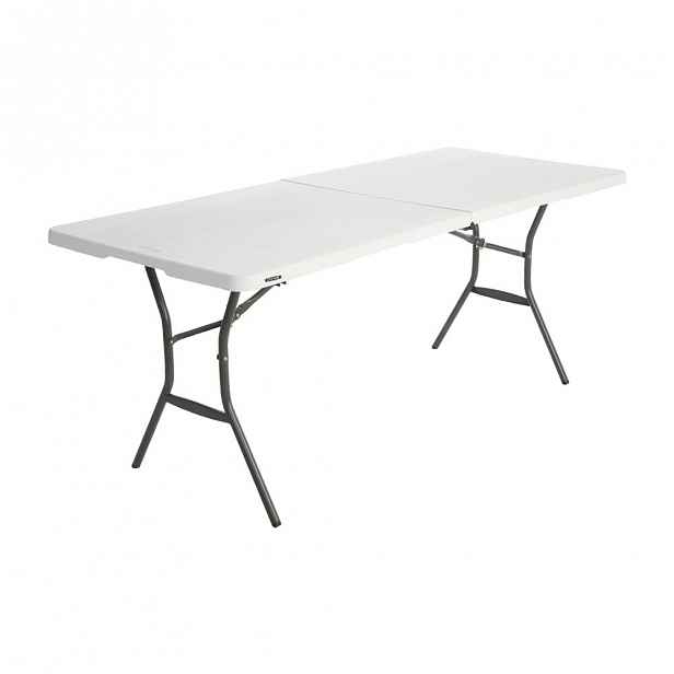 Skládací stůl 180 cm bílý