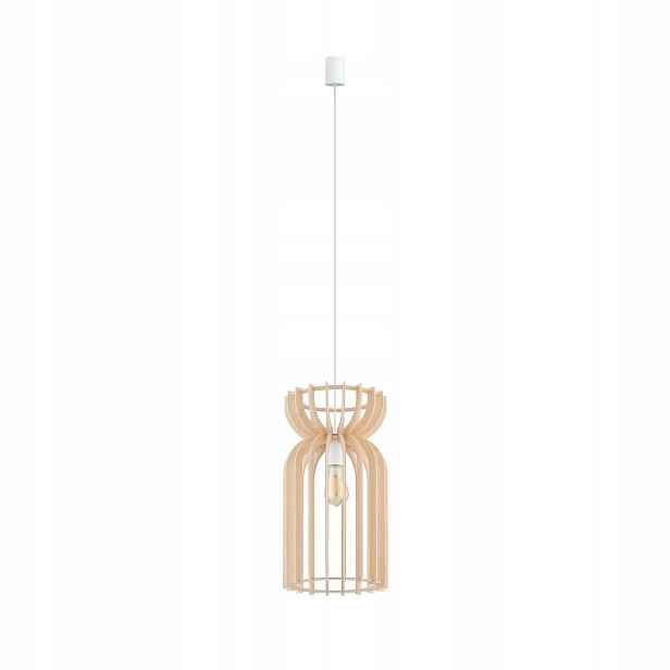 Závěsná béžová lampa Kymi moderní nad jídelní stůl Nowodvorski