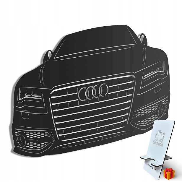 Dřevěný 3D obraz Audi A7 Nástěnná Dekorace Dárek XL