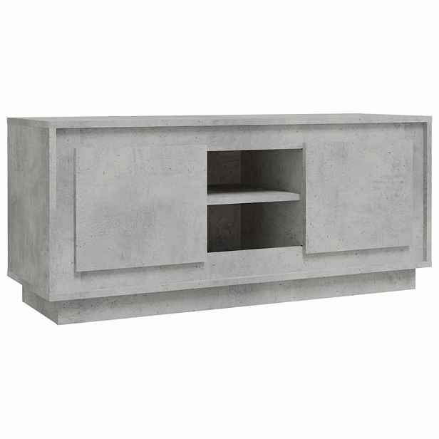 vidaXL TV skříňka betonově šedá 102 x 35 x 45 cm kompozitní dřevo