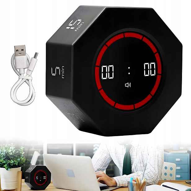 Inteligentní Časovač, Otočný, Gravitační Časovač, Digitální Časovač 800 Mah