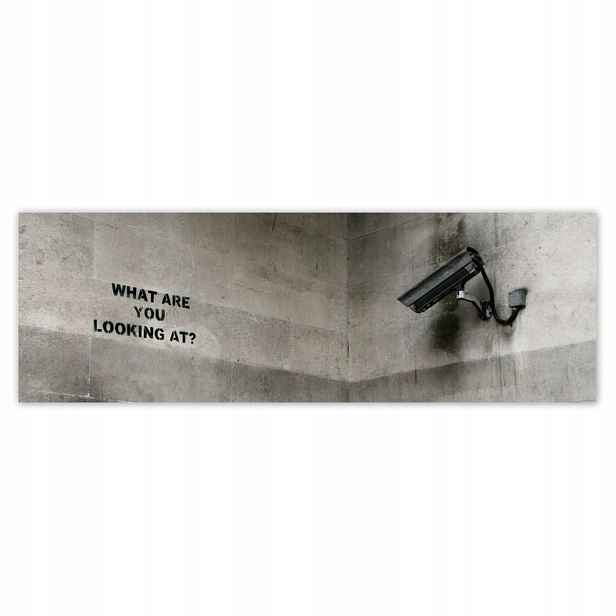 Plakáty 200x66 Banksy Kamera Graffiti