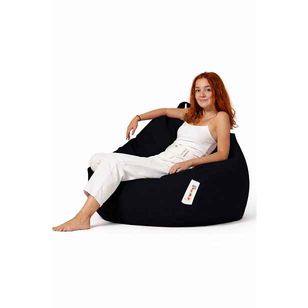 Hanah Home Zahradní sedací vak Premium XXL černý