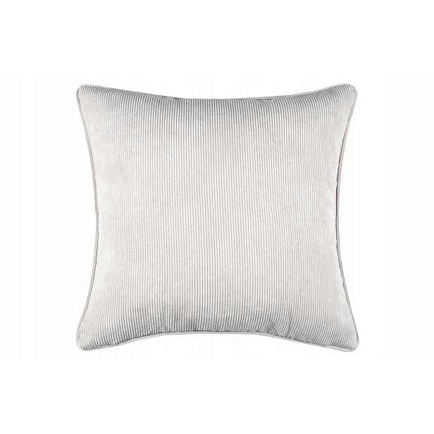 Polštář Štruksová Čtvercová 45 x 45 cm Bílá Na Zip
