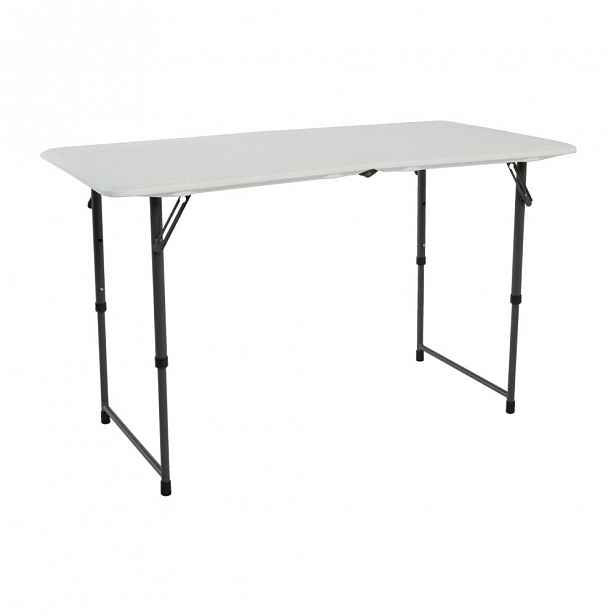 Skládací stůl 122 cm bílá