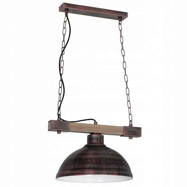 Závěsná lampa na dřevěném trámu Hakon 9039 Luminex