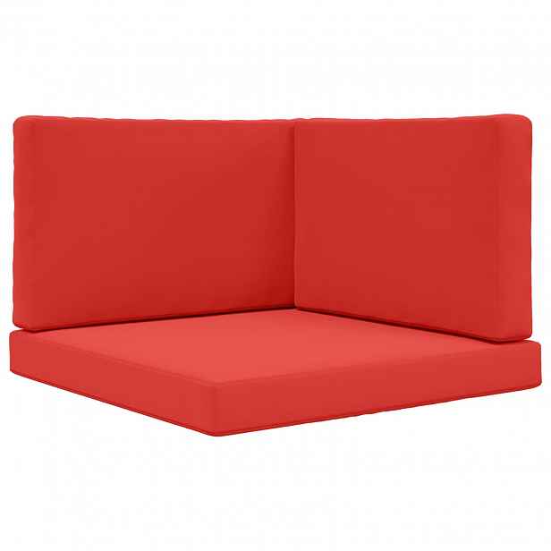 vidaXL Venkovní polštář na pohovku Polyester Červená 80 x 80 cm