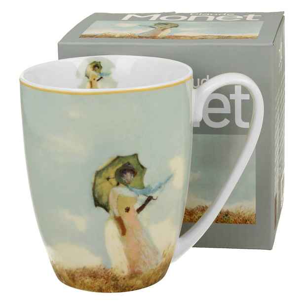Duo Porcelánový hrnek Monet Woman with Parasol 360 ml vícebarevný