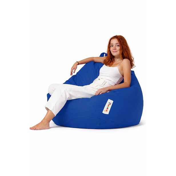 Hanah Home Zahradní sedací vak Premium XXL modrý