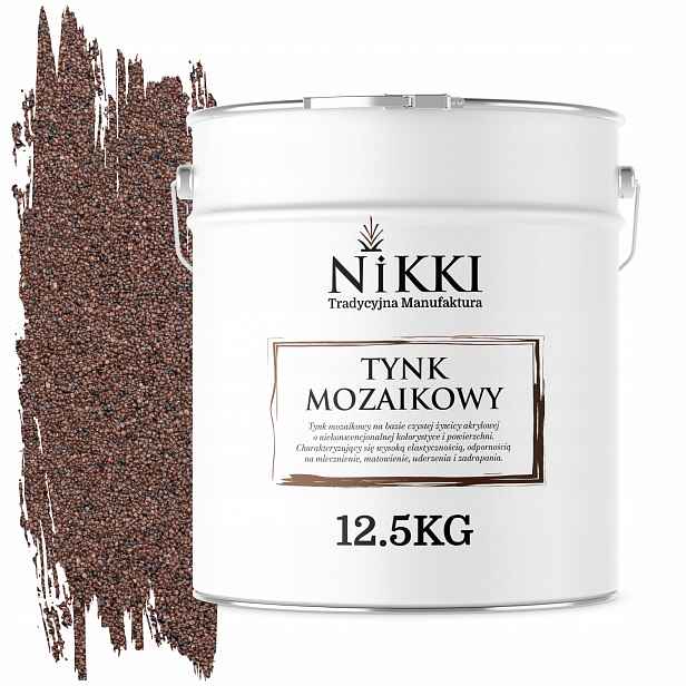 Mozaiková Pryskyřičná Omítka 12,5 Kg Vnitřní Vnější Hnědá Tmavá M81