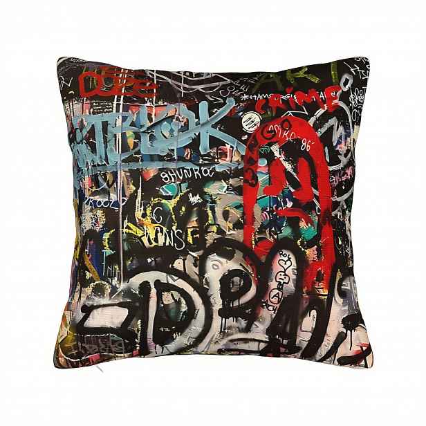 TEMU Graffiti Povlak na Polštář Cushion