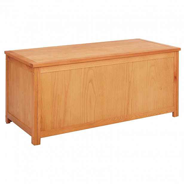 vidaXL Úložná krabice 110 x 45 x 45 cm Masivní dubové dřevo