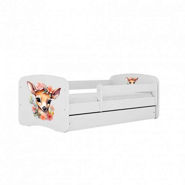 RAUMHIRSCH FURNITURE DĚTSKÁ POSTEL Bambi se zásuvkou a matrací 140/70