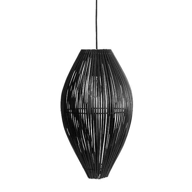Lustr výška 45 cm Muubs FISHTRAP - černý