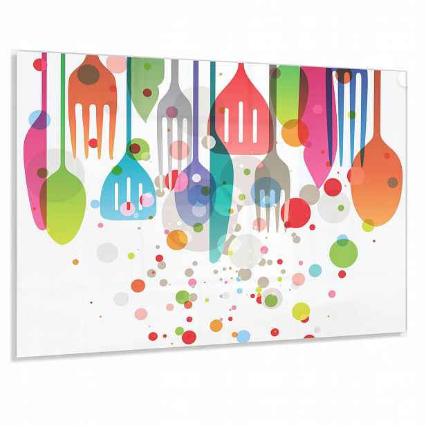 Tvrzený Panel 4mm 80x60cm Do Kuchyně Ochranný Dekorativní Lacobel